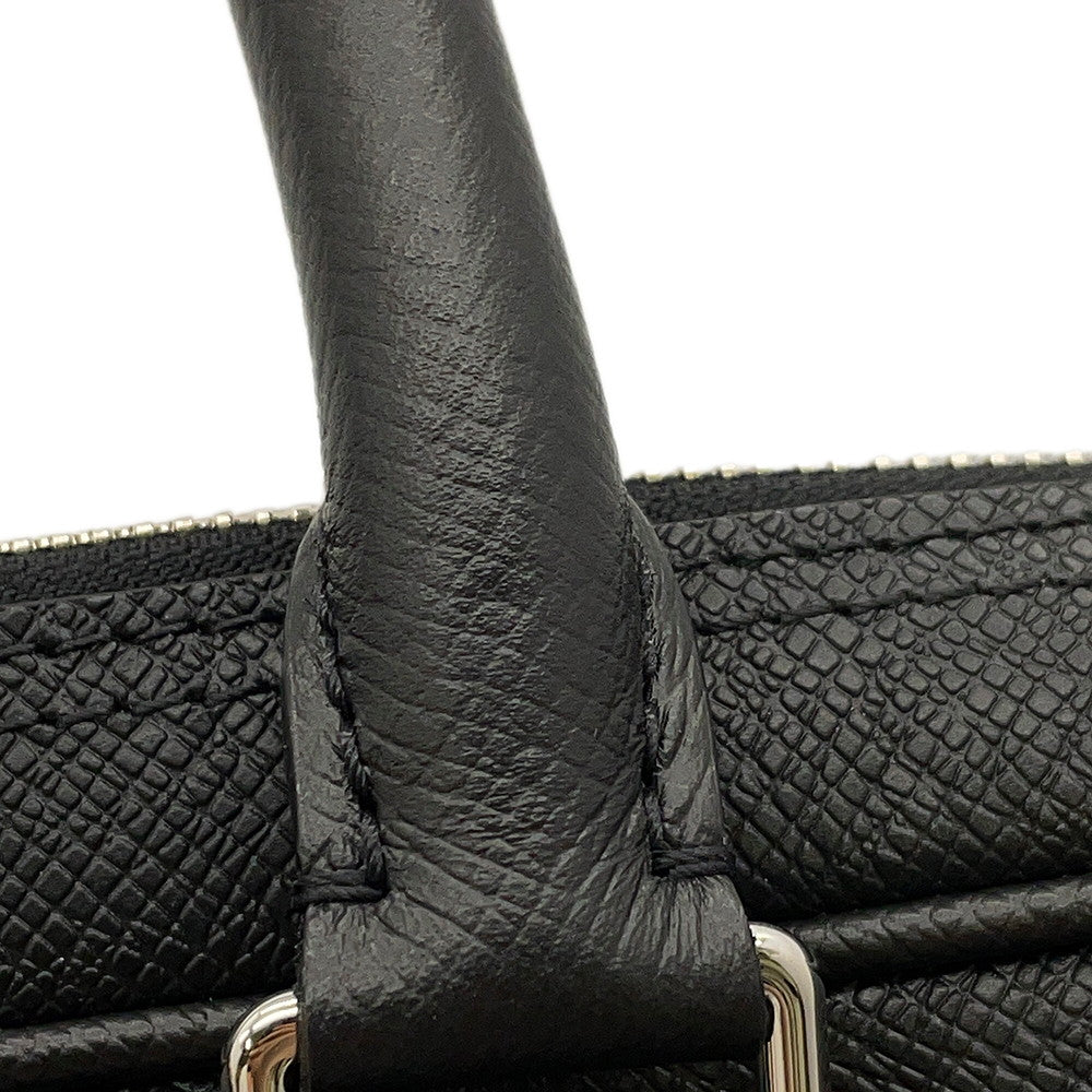 LOUIS VUITTON Porte Documan Voyagej BlackM30975 Taiga Leather