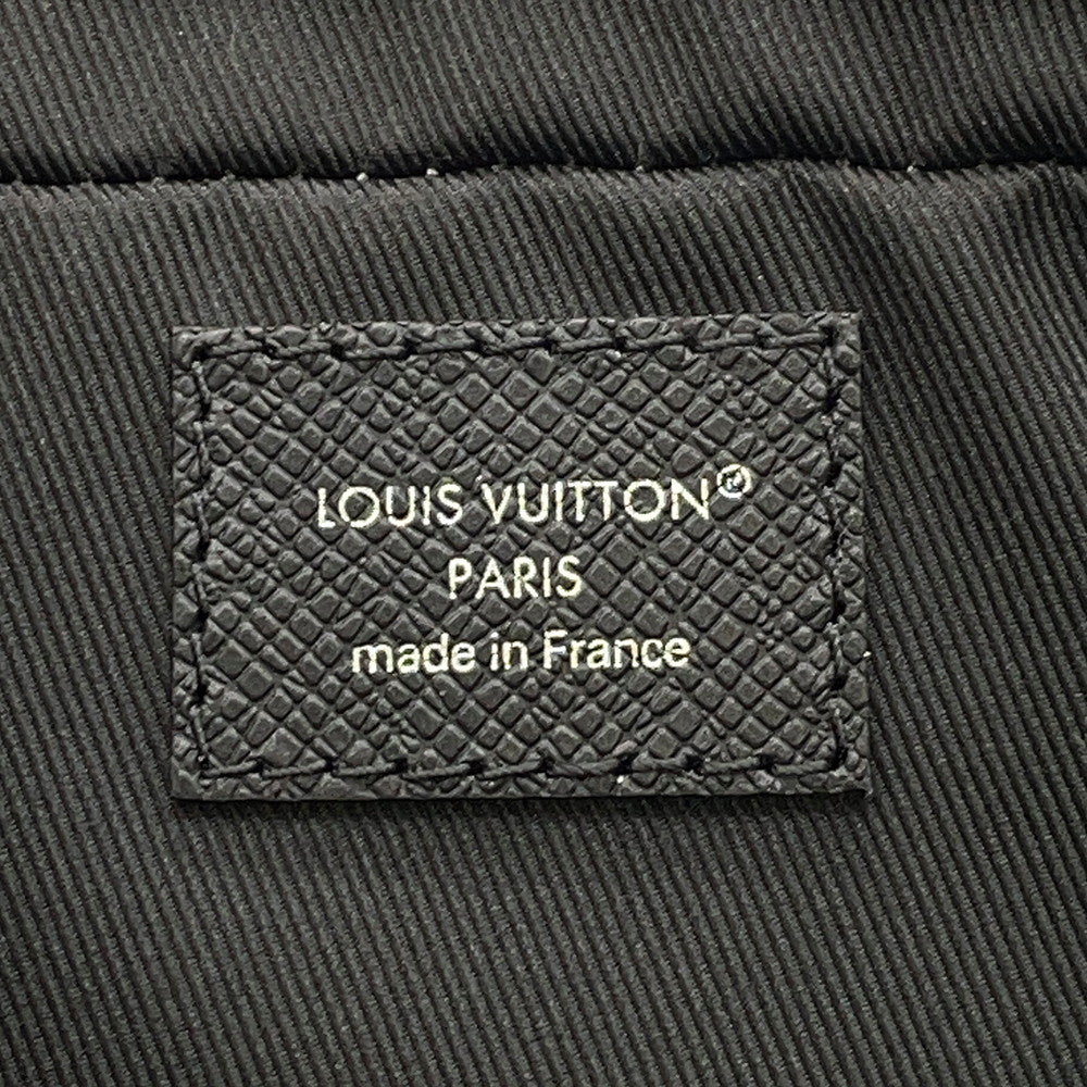 LOUIS VUITTON Porte Documan Voyagej BlackM30975 Taiga Leather