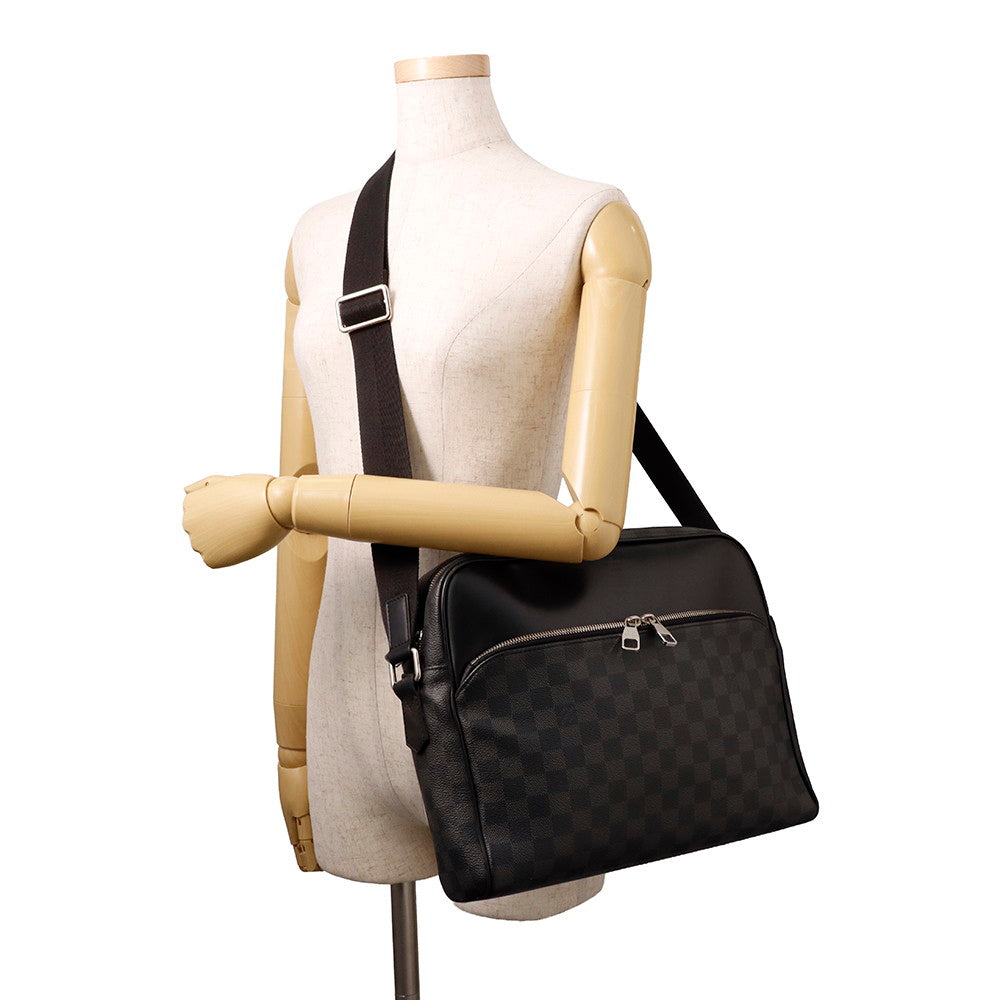 LOUIS VUITTON Dayton NoirN41409 Damier Graphite Size MM