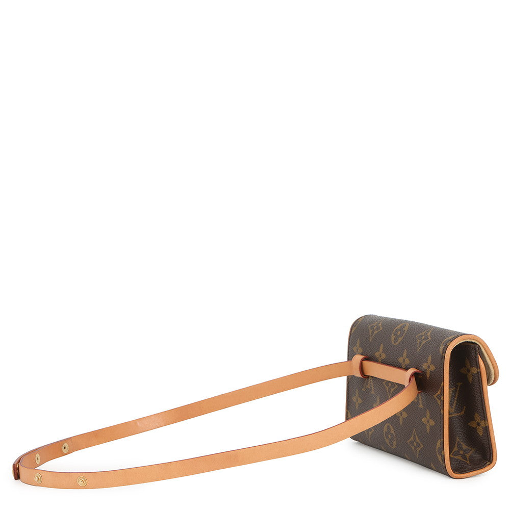 LOUIS VUITTON Pochette Florentine BeigeM51855 Monogram Size XS