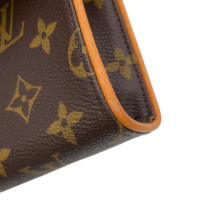 LOUIS VUITTON Pochette Florentine BeigeM51855 Monogram Size XS
