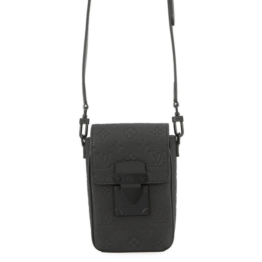LOUIS VUITTON SPadlock Vertical Wearable Wallet NoirM81524 Monogram・Taurillon