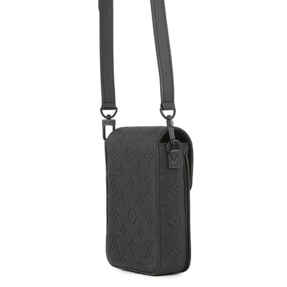 LOUIS VUITTON SPadlock Vertical Wearable Wallet NoirM81524 Monogram・Taurillon
