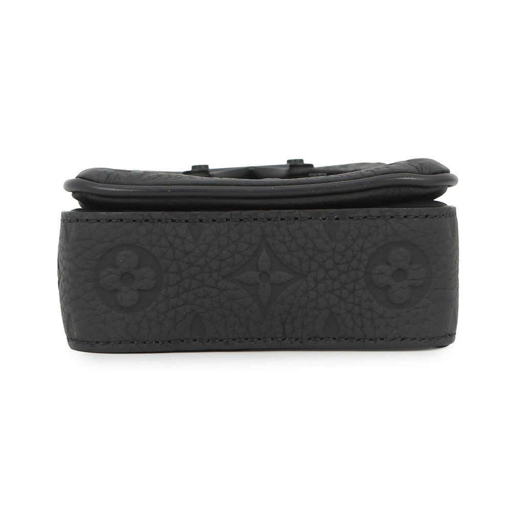 LOUIS VUITTON SPadlock Vertical Wearable Wallet NoirM81524 Monogram・Taurillon