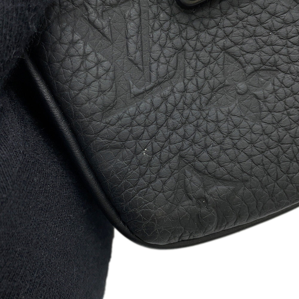 LOUIS VUITTON SPadlock Vertical Wearable Wallet NoirM81524 Monogram・Taurillon