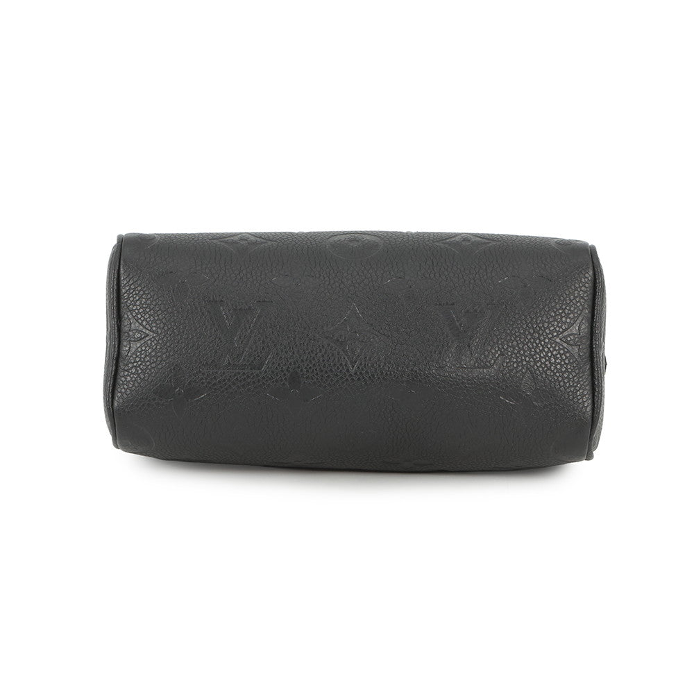 LOUIS VUITTON Nano Speedy NoirM82450 Monogram Empreinte Leather