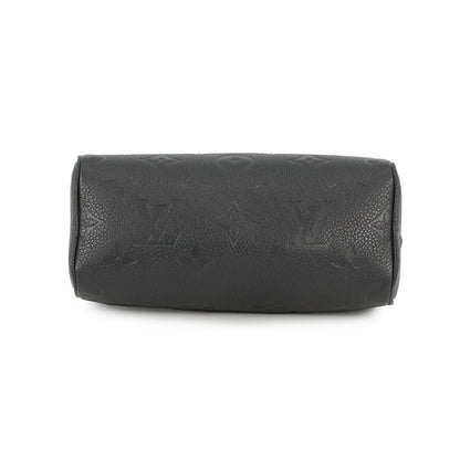 LOUIS VUITTON Nano Speedy NoirM82450 Monogram Empreinte Leather