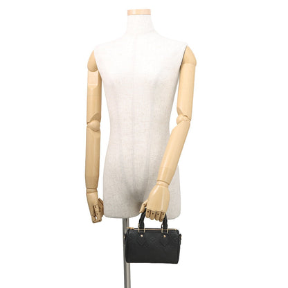 LOUIS VUITTON Nano Speedy NoirM82450 Monogram Empreinte Leather
