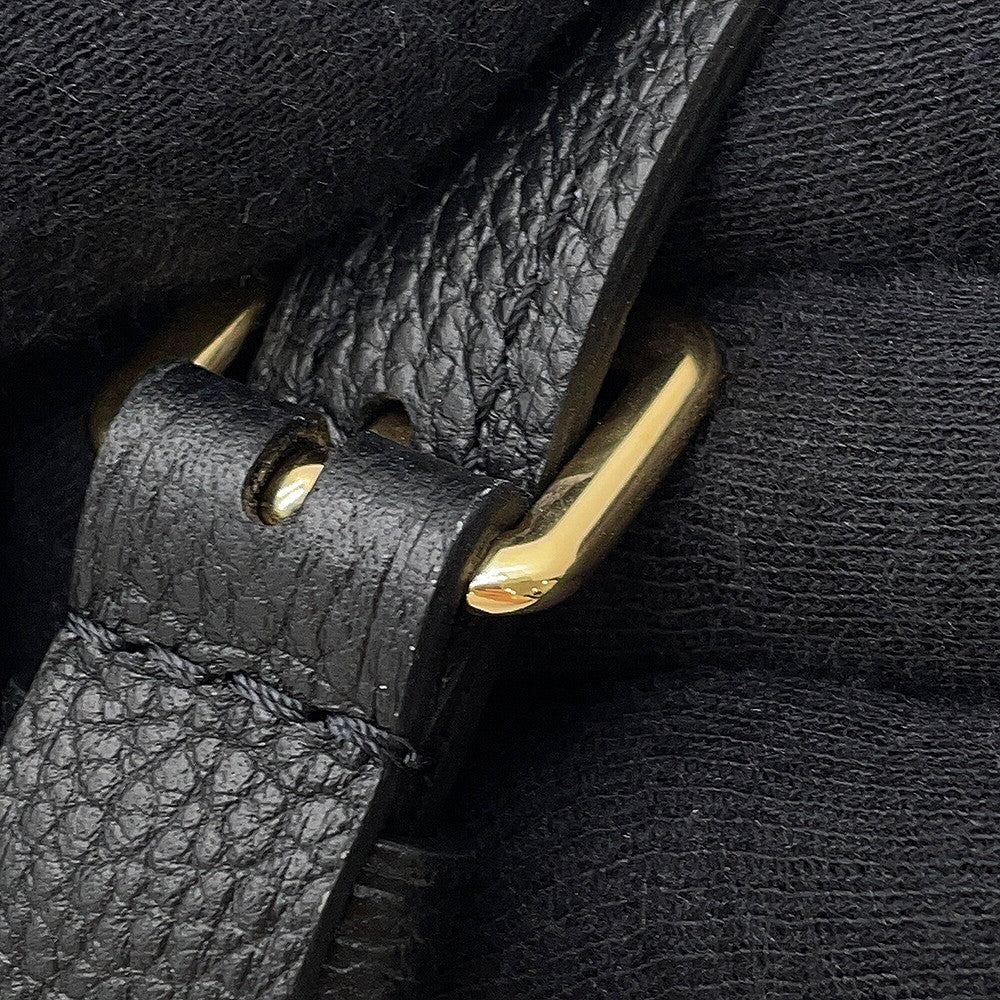 LOUIS VUITTON Nano Speedy NoirM82450 Monogram Empreinte Leather