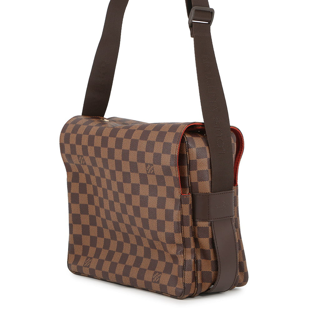 LOUIS VUITTON Naviglio RedN45255 Damier Ebene Canvas