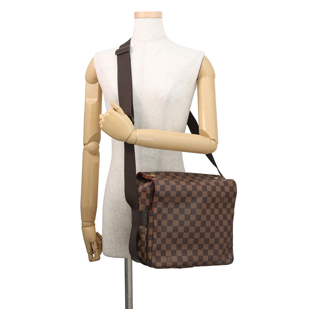 LOUIS VUITTON Naviglio RedN45255 Damier Ebene Canvas