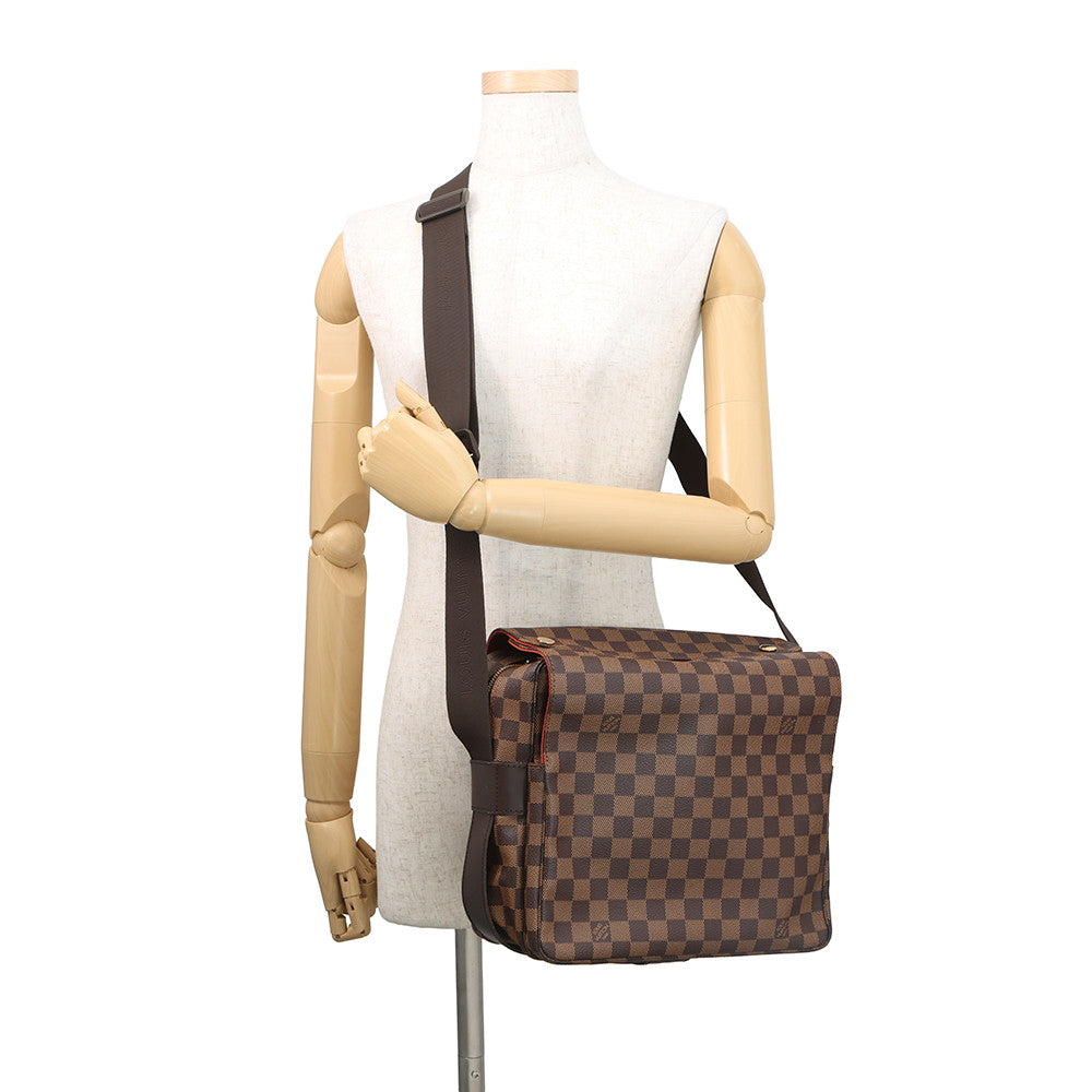 LOUIS VUITTON Naviglio RedN45255 Damier Ebene Canvas