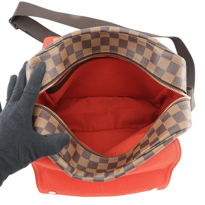 LOUIS VUITTON Naviglio RedN45255 Damier Ebene Canvas