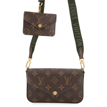 LOUIS VUITTON Multiie Pochette GreenM80091 Monogram