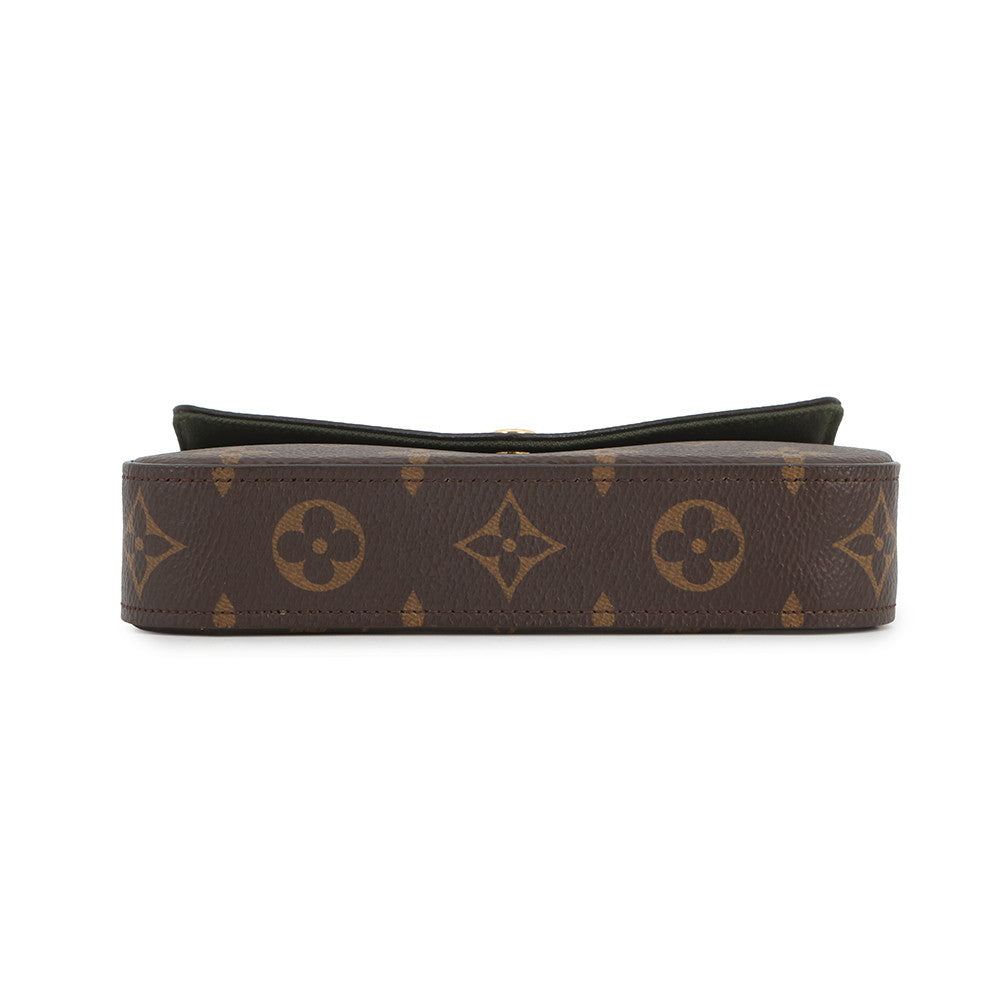 LOUIS VUITTON Multiie Pochette GreenM80091 Monogram
