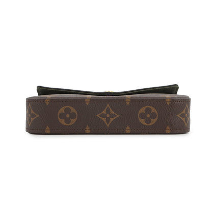 LOUIS VUITTON Multiie Pochette GreenM80091 Monogram