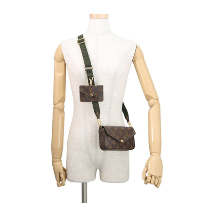 LOUIS VUITTON Multiie Pochette GreenM80091 Monogram