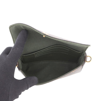 LOUIS VUITTON Multiie Pochette GreenM80091 Monogram
