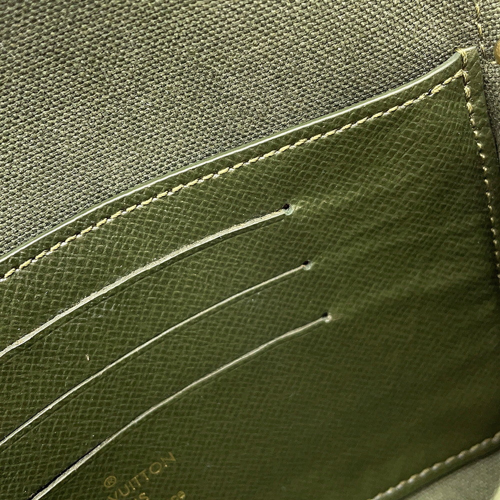 LOUIS VUITTON Multiie Pochette GreenM80091 Monogram