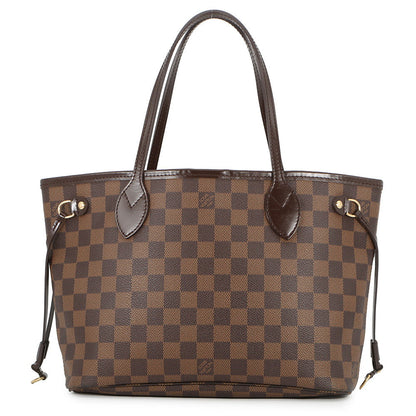 LOUIS VUITTON Neverfull RedN51109 Damier Ebene Canvas Size PM