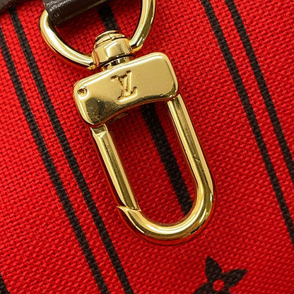 LOUIS VUITTON Neverfull RedN51109 Damier Ebene Canvas Size PM