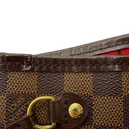 LOUIS VUITTON Neverfull RedN51109 Damier Ebene Canvas Size PM
