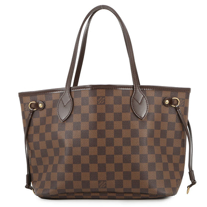 LOUIS VUITTON Neverfull RedN51109 Damier Ebene Canvas Size PM