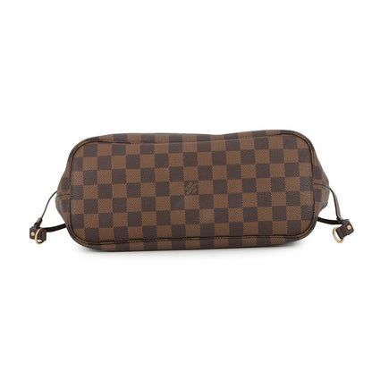 LOUIS VUITTON Neverfull RedN51109 Damier Ebene Canvas Size PM