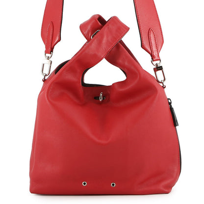 LOUIS VUITTON Atlantis Red Leather Monogram Size PM