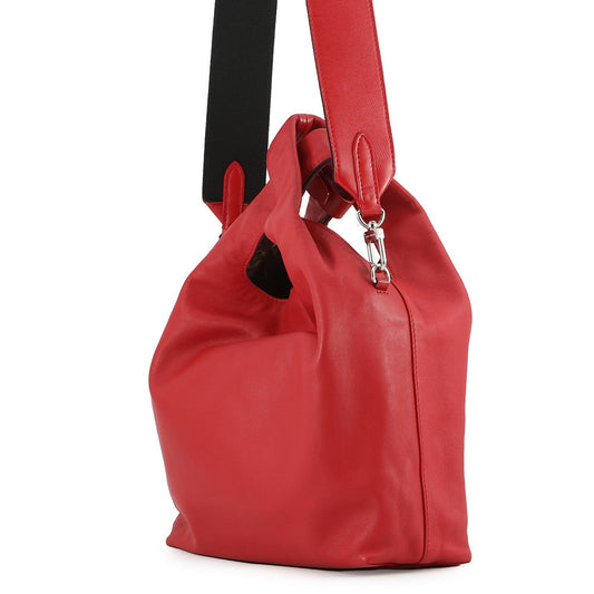 LOUIS VUITTON Atlantis Red Leather Monogram Size PM