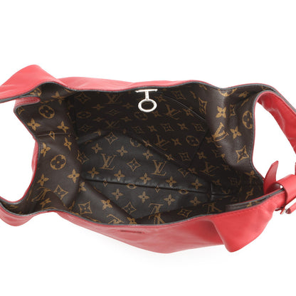 LOUIS VUITTON Atlantis Red Leather Monogram Size PM