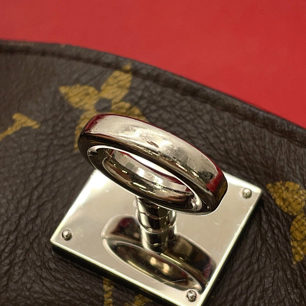 LOUIS VUITTON Atlantis Red Leather Monogram Size PM