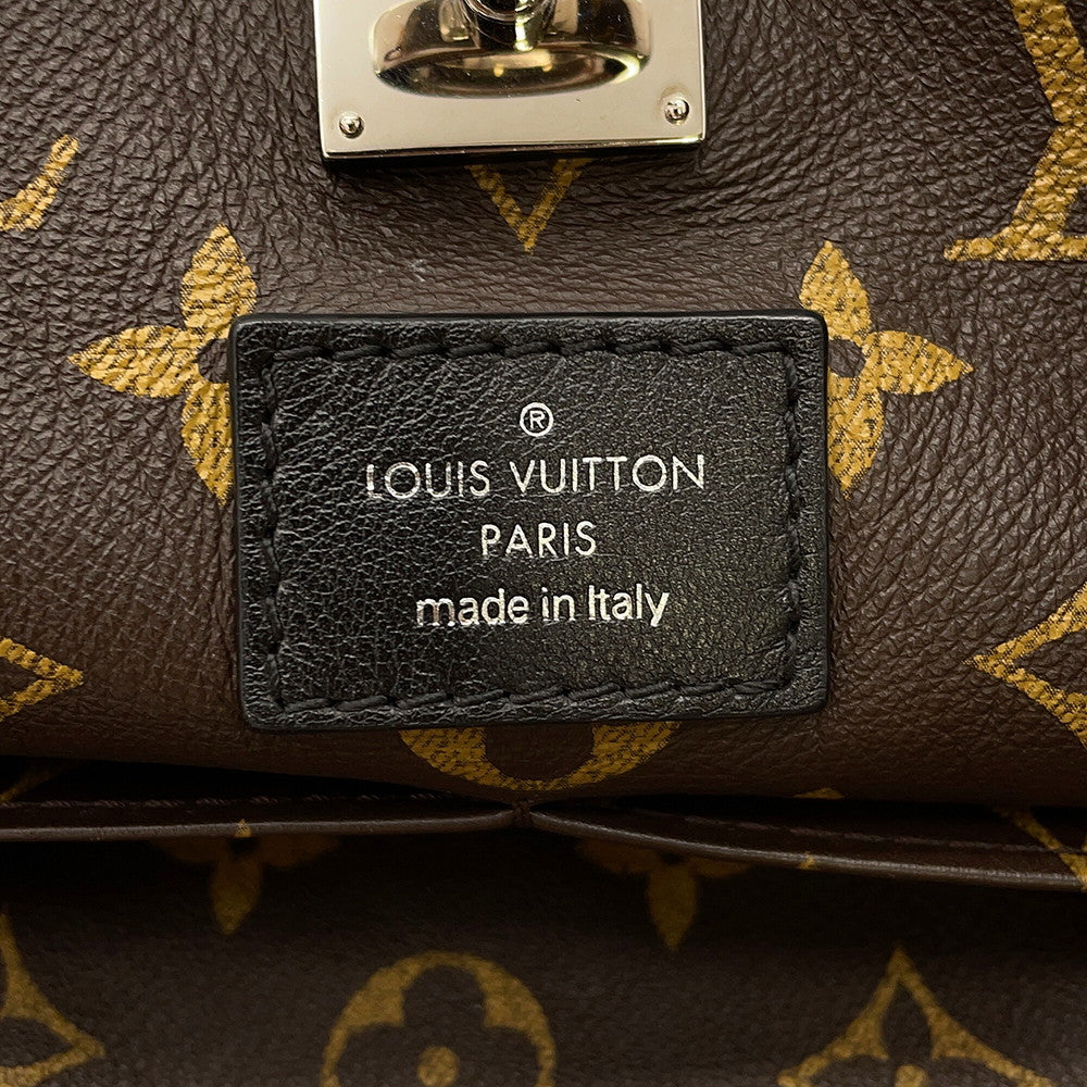 LOUIS VUITTON Atlantis Red Leather Monogram Size PM