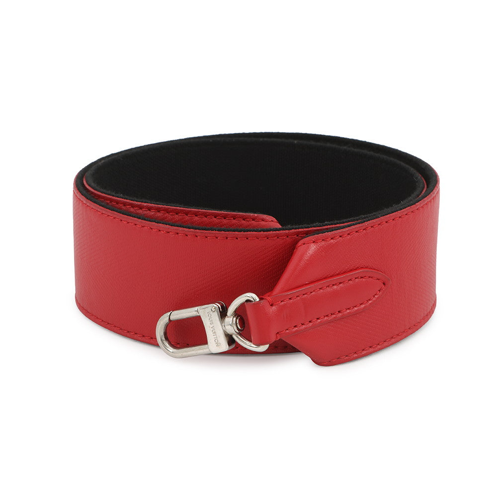 LOUIS VUITTON Atlantis Red Leather Monogram Size PM