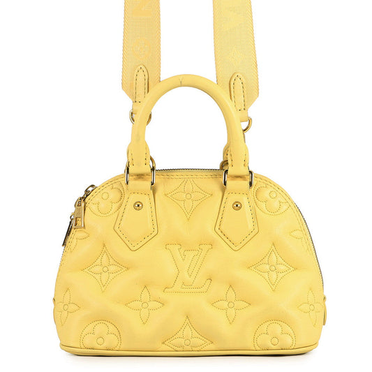 LOUIS VUITTON Alma・Soft bananaM59821 bubble glam Size BB