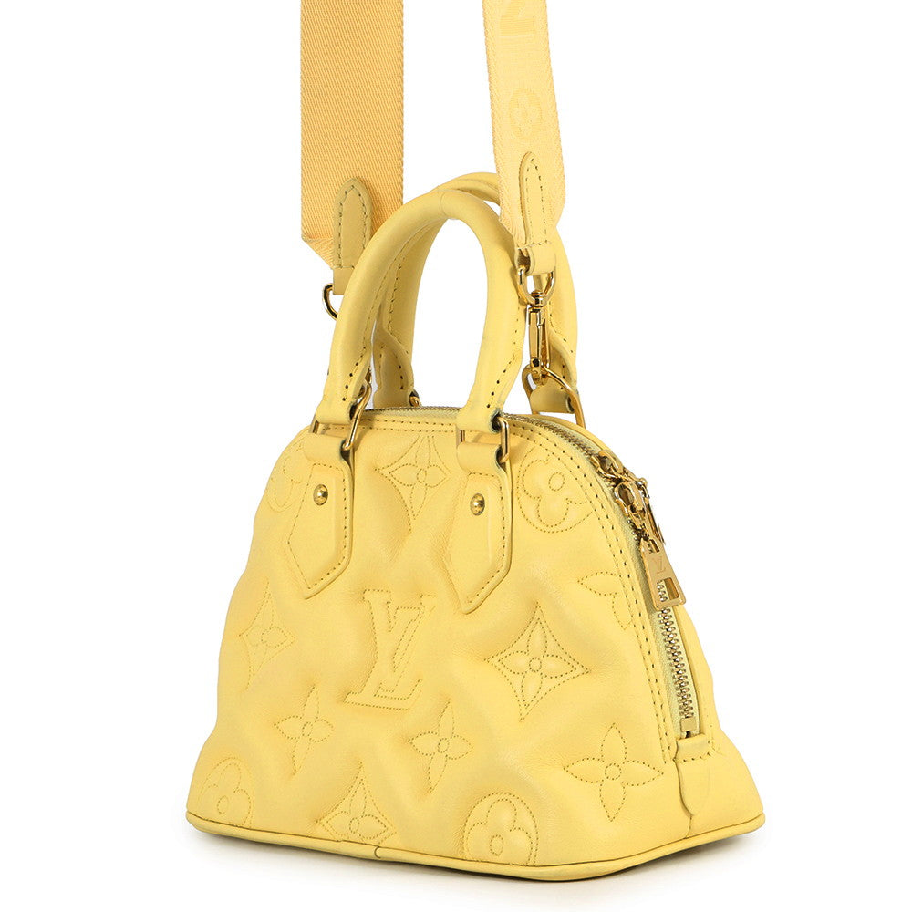 LOUIS VUITTON Alma・Soft bananaM59821 bubble glam Size BB