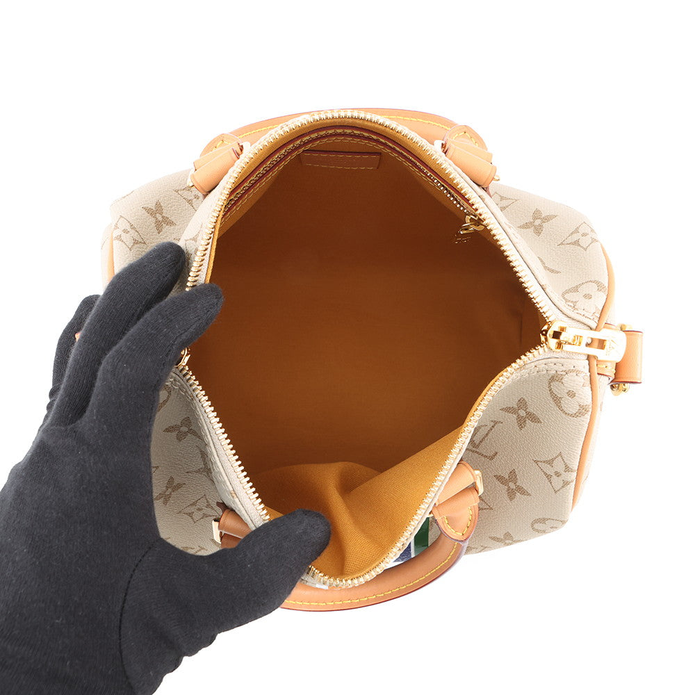 LOUIS VUITTON Speedy Bandouliere BeigeM46749 monopanum Size 25