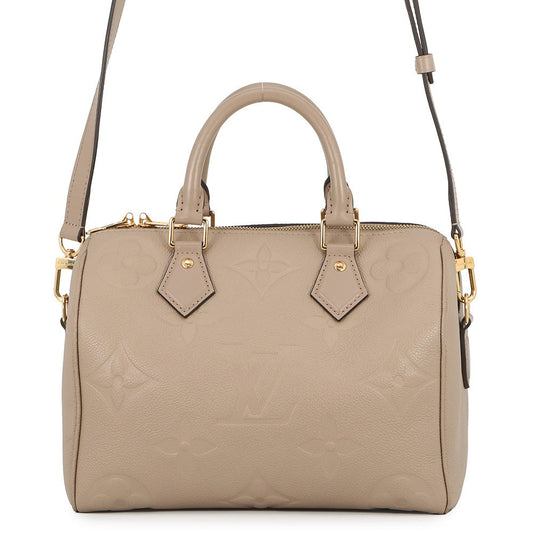 LOUIS VUITTON Speedy Bandouliere TourterelleM59273 Monogram Empreinte Leather Size 25