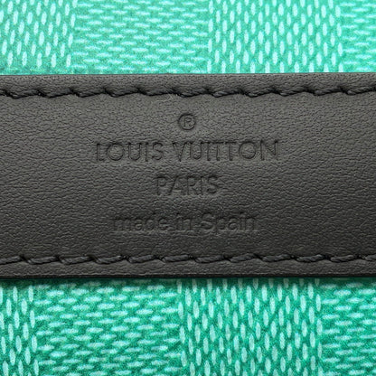 LOUIS VUITTON Weekend tote Green/YellowM59919 Damier stripe Size PM