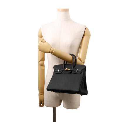 HERMES Birkin Black Togo Leather Size 25