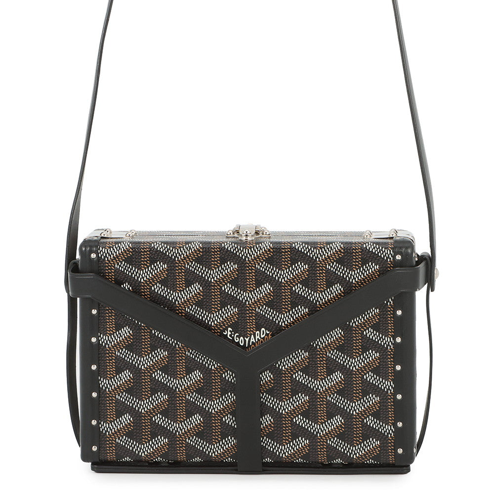 GOYARD Menodiaire Shoulder Bag BlackMINA08PMLTY01CL01P PVC Leather