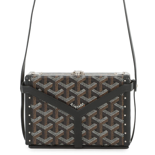 GOYARD Menodiaire Shoulder Bag BlackMINA08PMLTY01CL01P PVC Leather