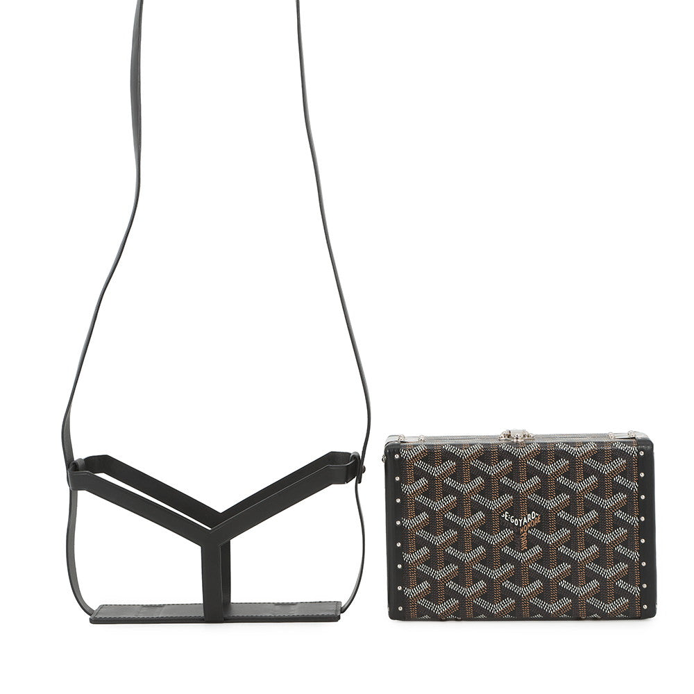 GOYARD Menodiaire Shoulder Bag BlackMINA08PMLTY01CL01P PVC Leather