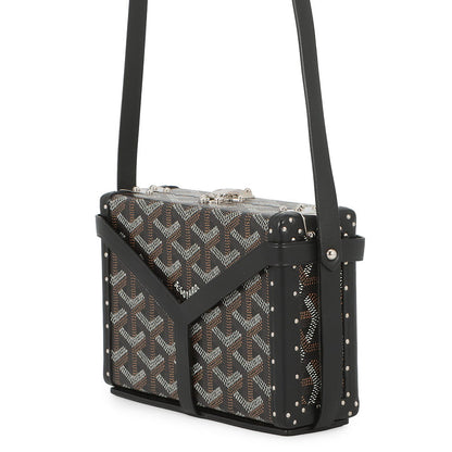 GOYARD Menodiaire Shoulder Bag BlackMINA08PMLTY01CL01P PVC Leather