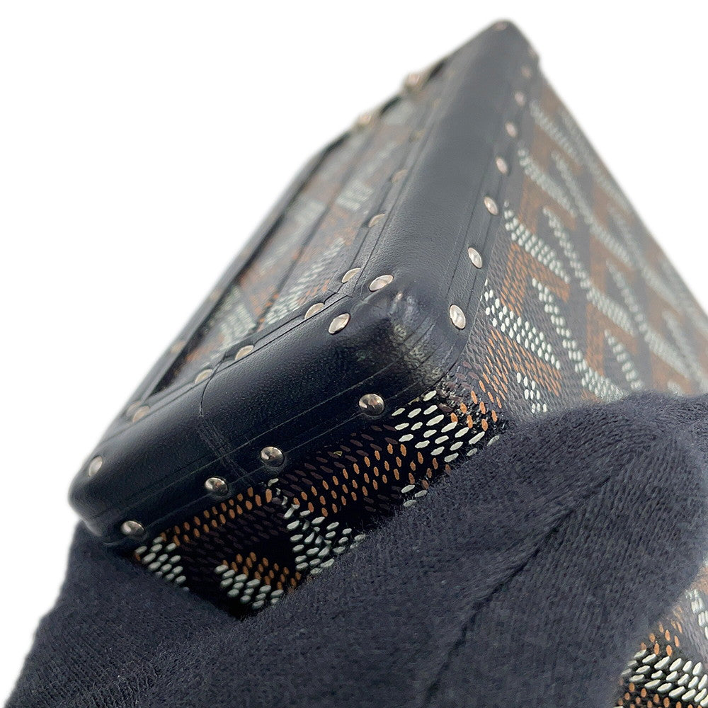GOYARD Menodiaire Shoulder Bag BlackMINA08PMLTY01CL01P PVC Leather