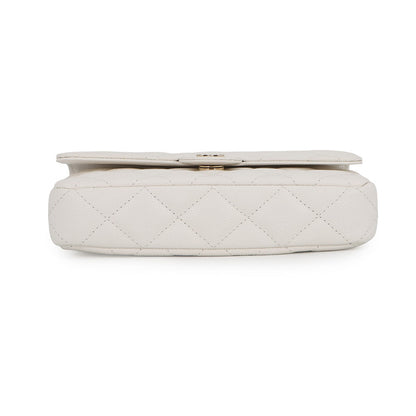 CHANEL Chain Phone Case WhiteAP2096-B10583-10601 Caviar Leather
