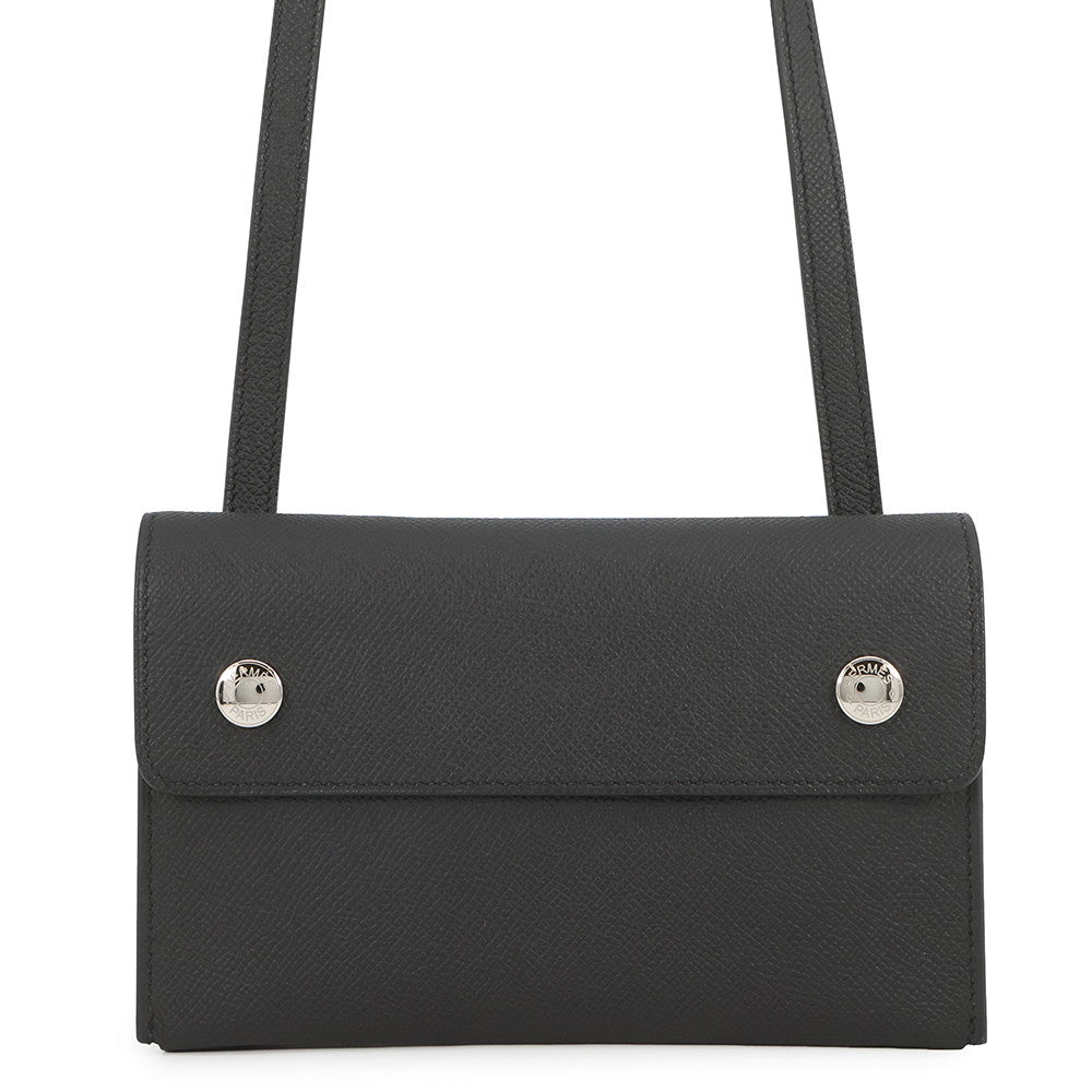 HERMES Nap To Go Black Epsom