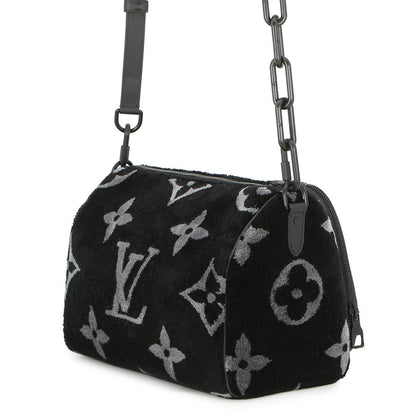 LOUIS VUITTON Keepall Bandouliere NoirM45438 Monogram Eclipse Tuftage Size 25
