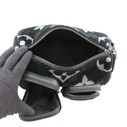 LOUIS VUITTON Keepall Bandouliere NoirM45438 Monogram Eclipse Tuftage Size 25