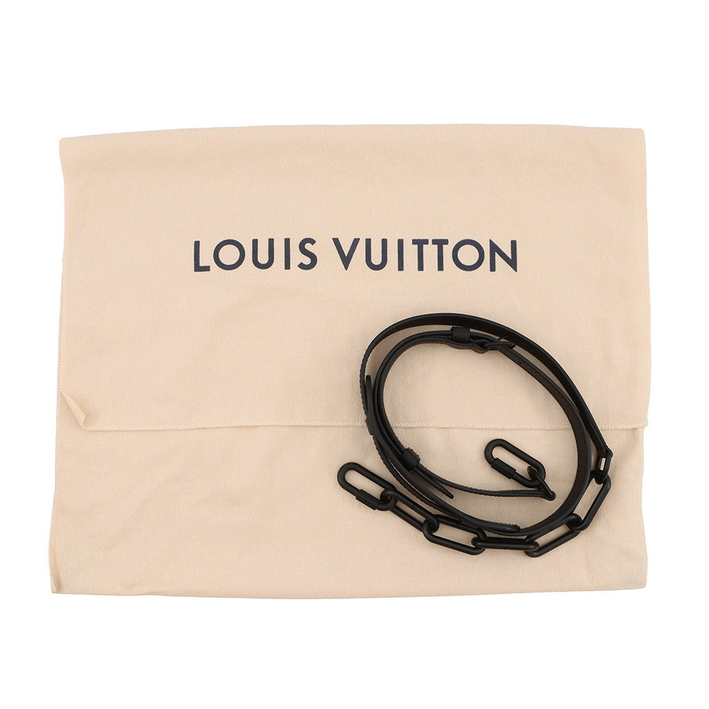 LOUIS VUITTON Keepall Bandouliere NoirM45438 Monogram Eclipse Tuftage Size 25